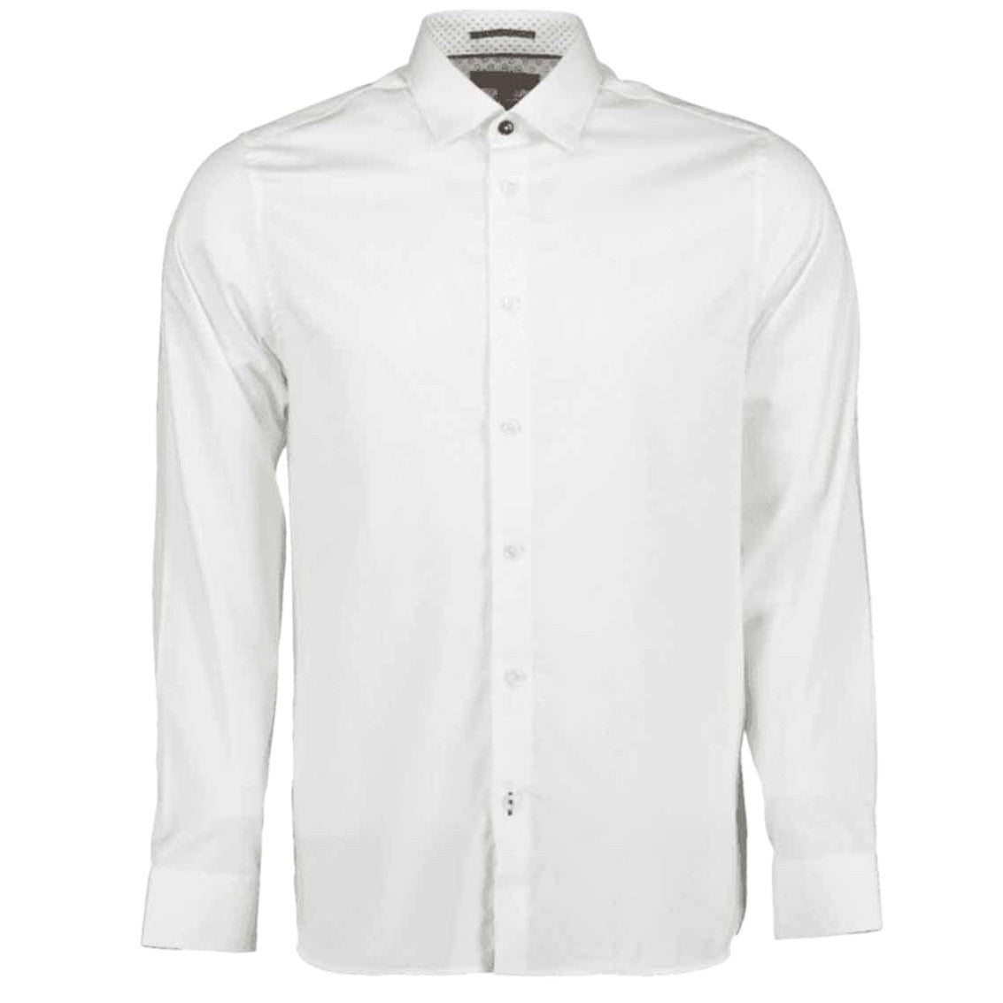 Ted Baker Slim Fit Stretch Sport Shirt 230891 WHITE