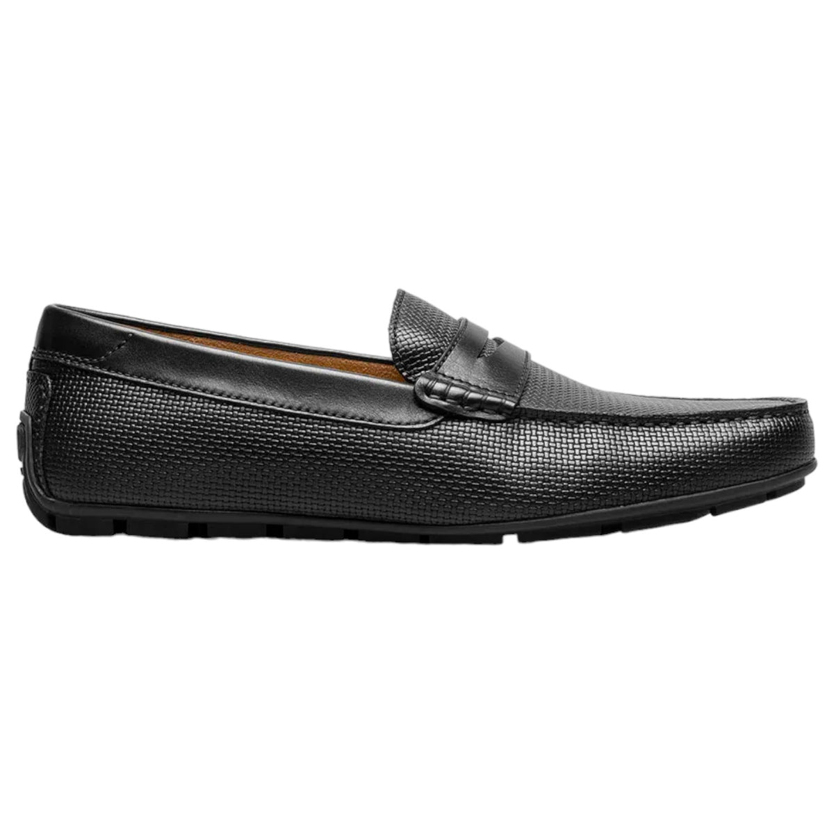 Florsheim Motor Penny Drv Black Men's Dress Shoes 13411-001