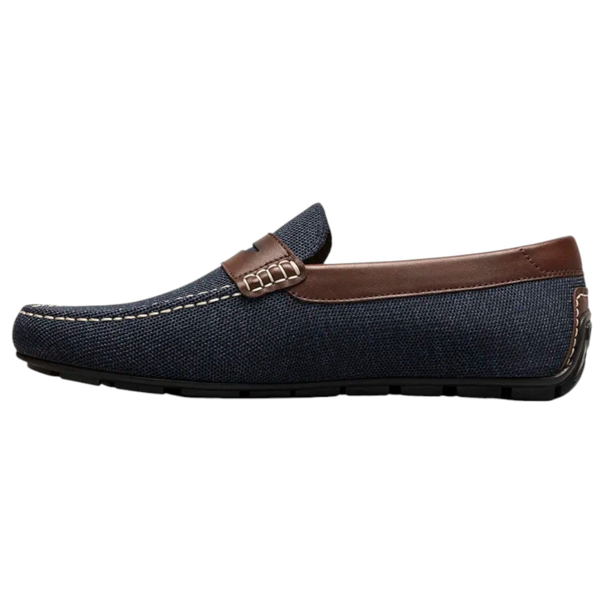 Florsheim Motor Knit Moc Toe Penny Driver Shoes 13418 492 Navy