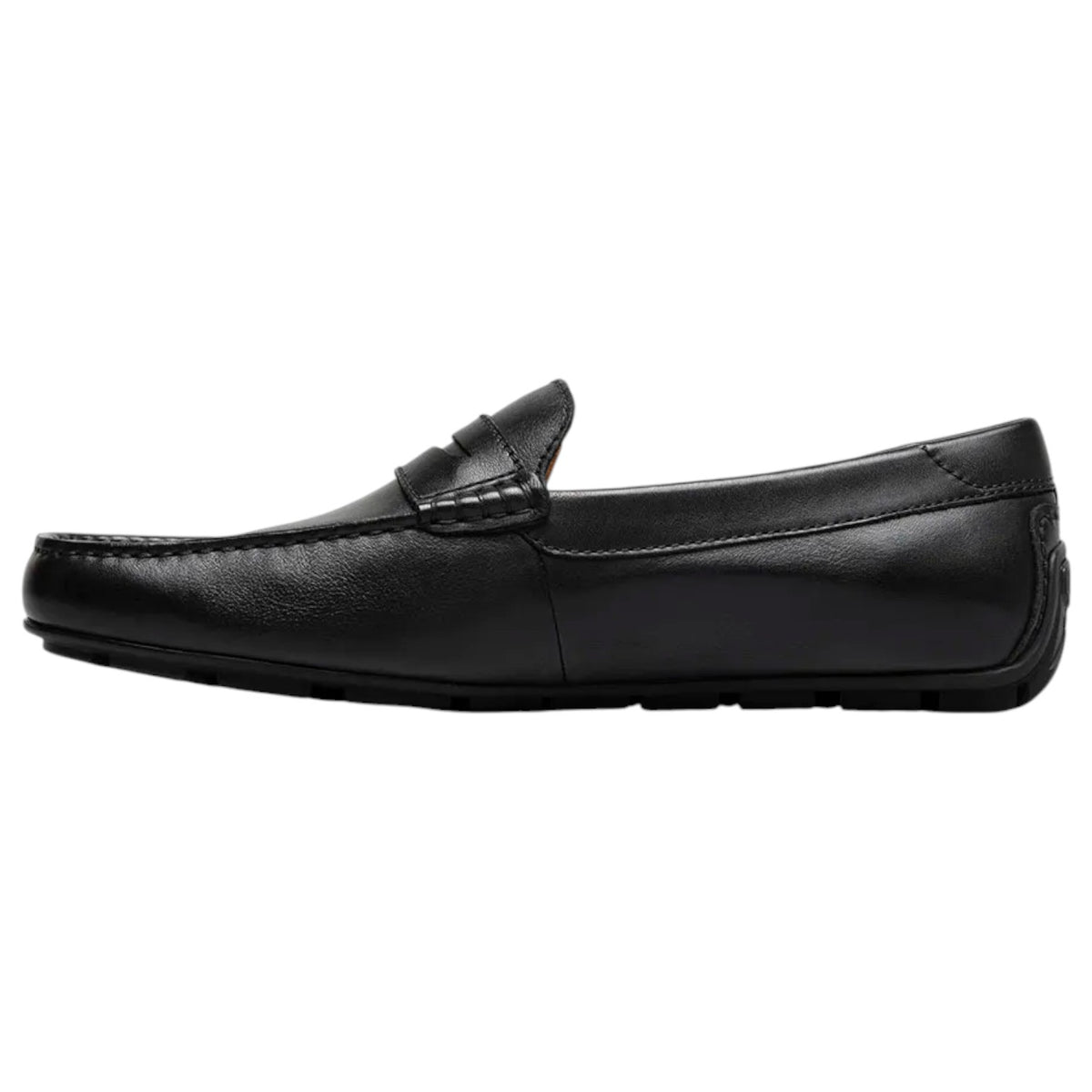 Florsheim Motor Smooth Moc Toe Penny Driver 13419 001 Black