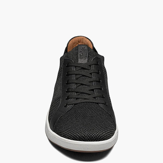 Florsheim Men's Crossover Knit Lace To Toe Sneaker in Black 14313-001