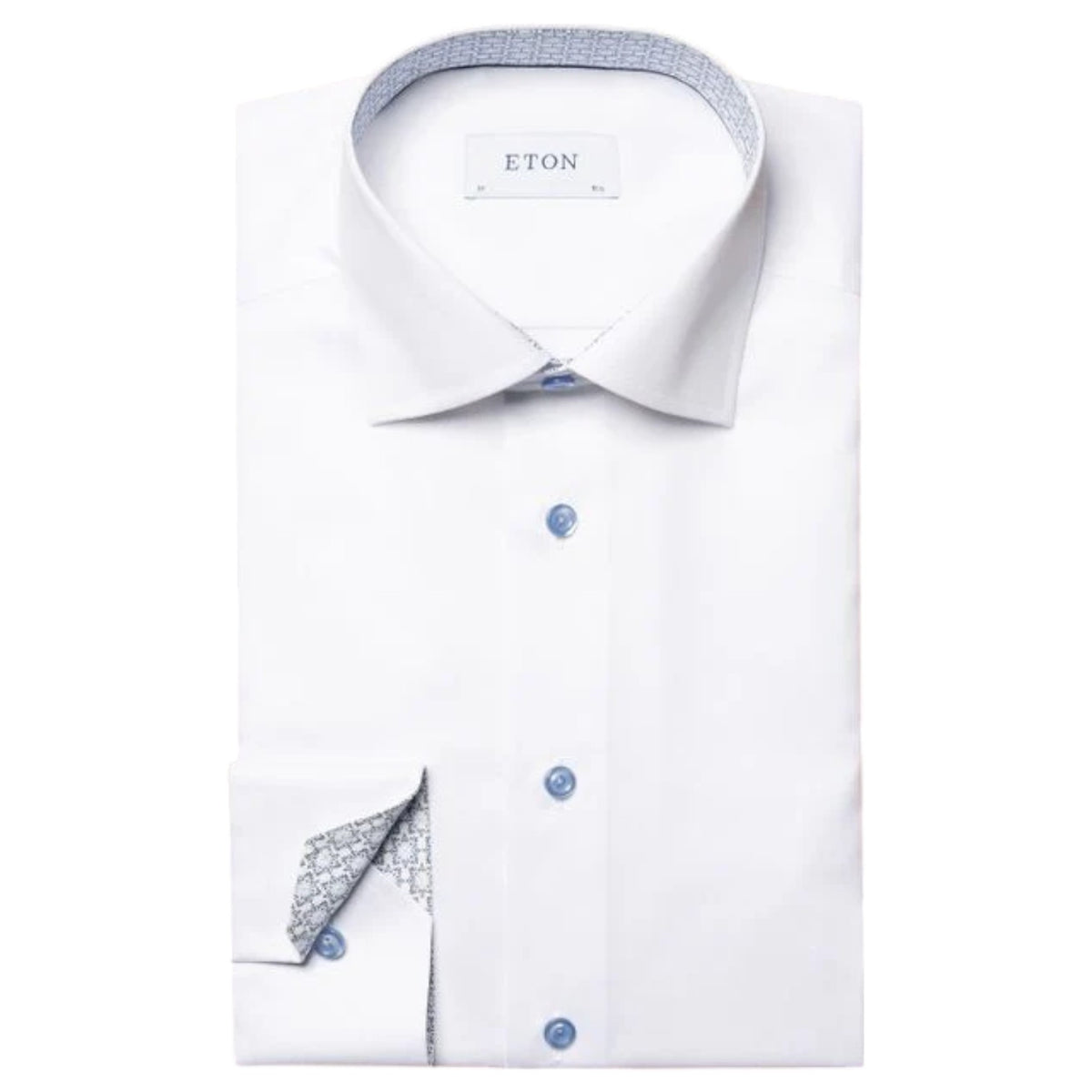 Eton White Contemporary Fit 100011673 00