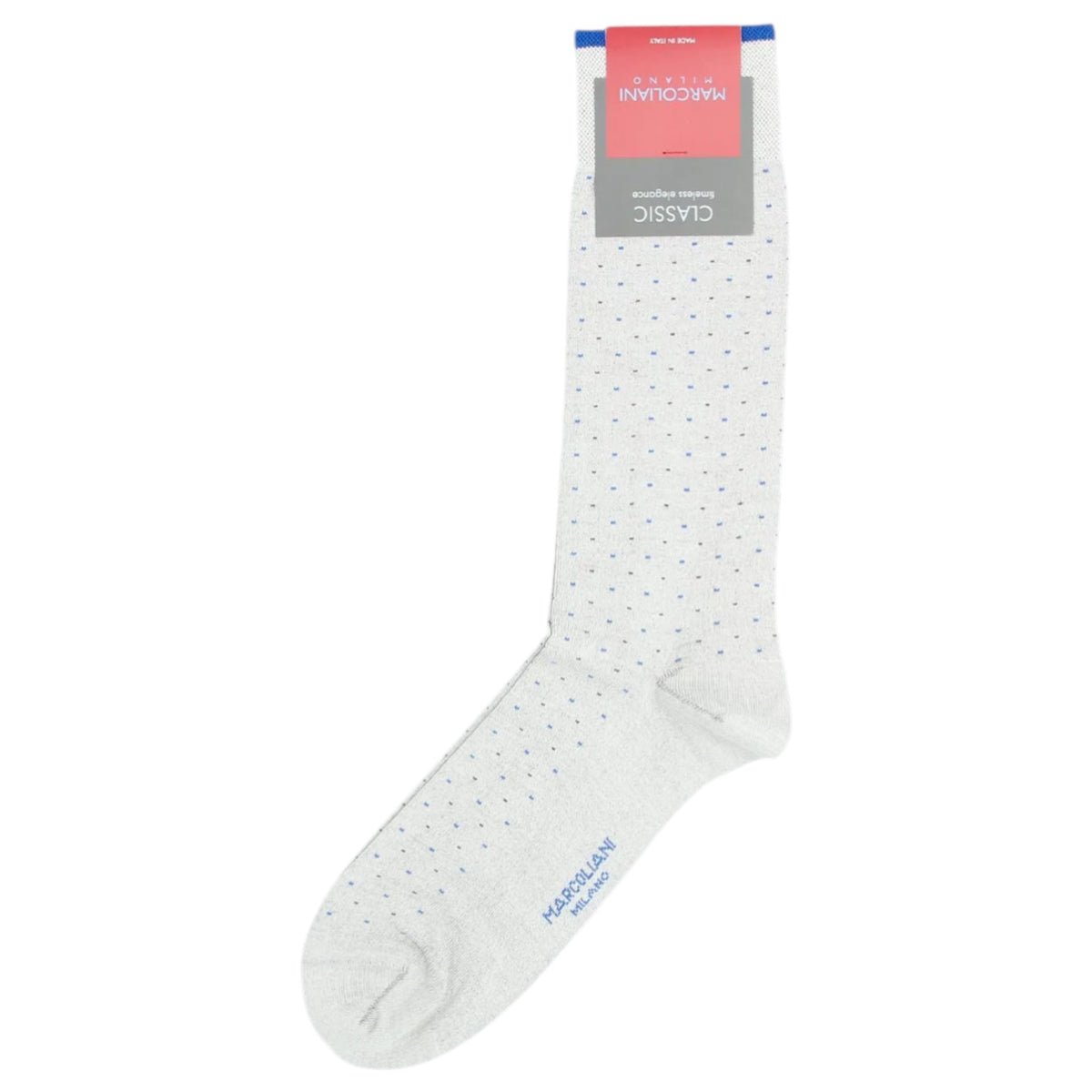 Marcoliani Milano Varese Pindot Mid Calf Sock MAR4541T