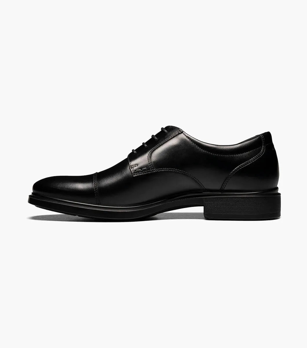 Florsheim FORECAST Waterproof Cap Toe Oxford-Black 12191-001