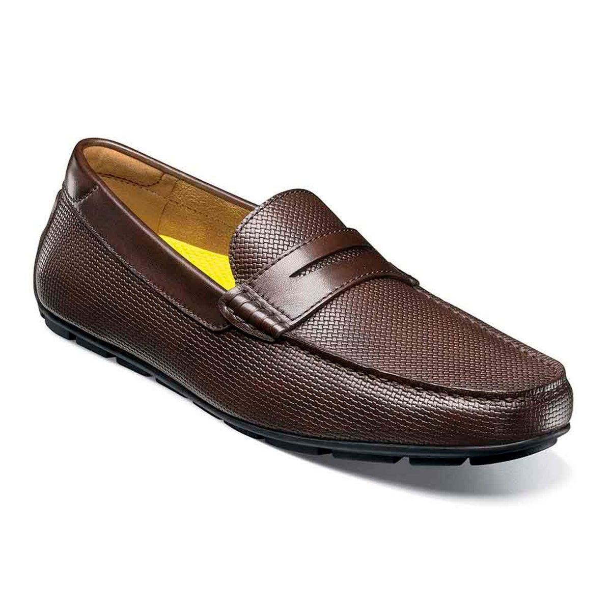 Florsheim Motor Penny Drv Brown Men's Dress Shoes 13411-200