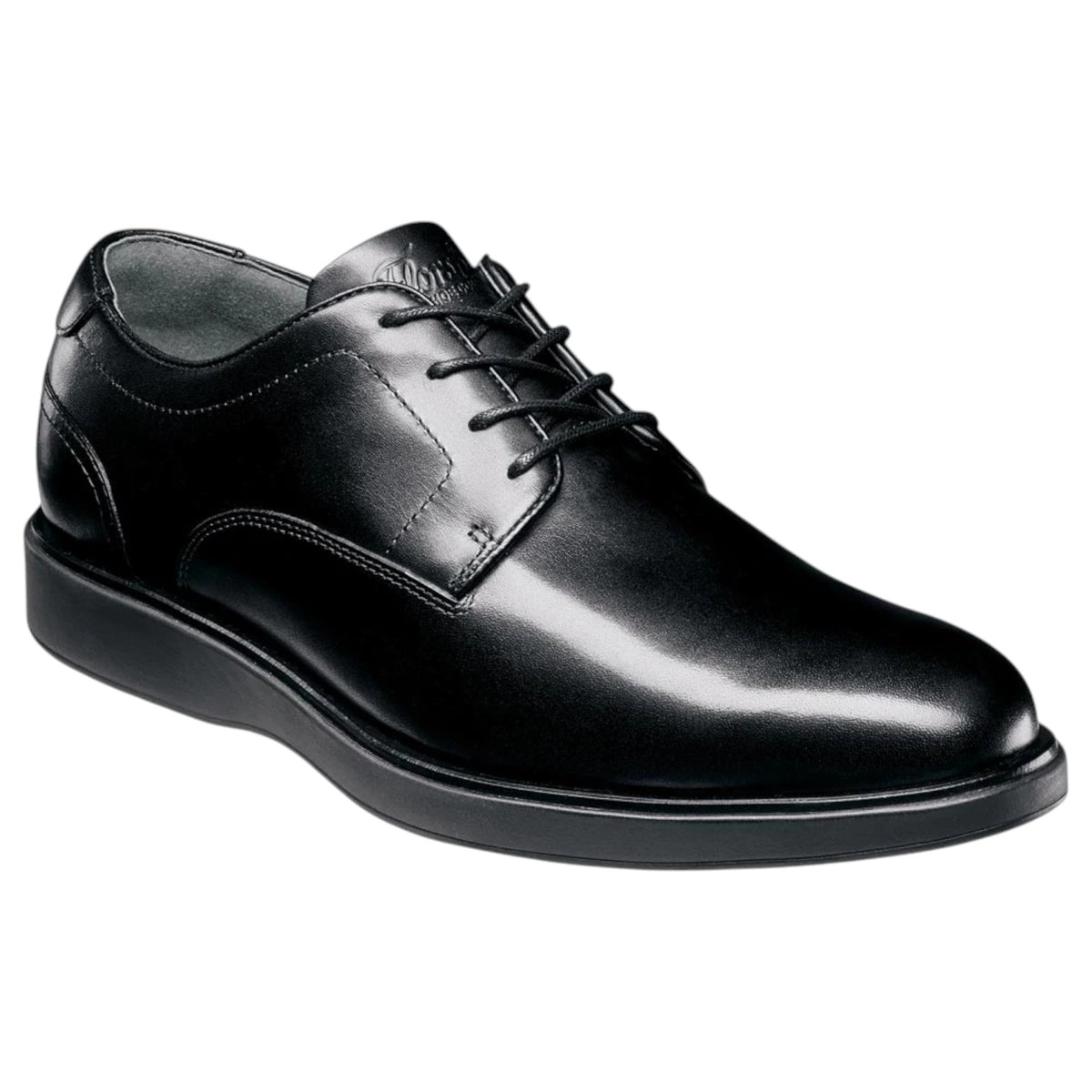 Florsheim Avenue Men's Black Smooth Leather Plain Toe Oxford