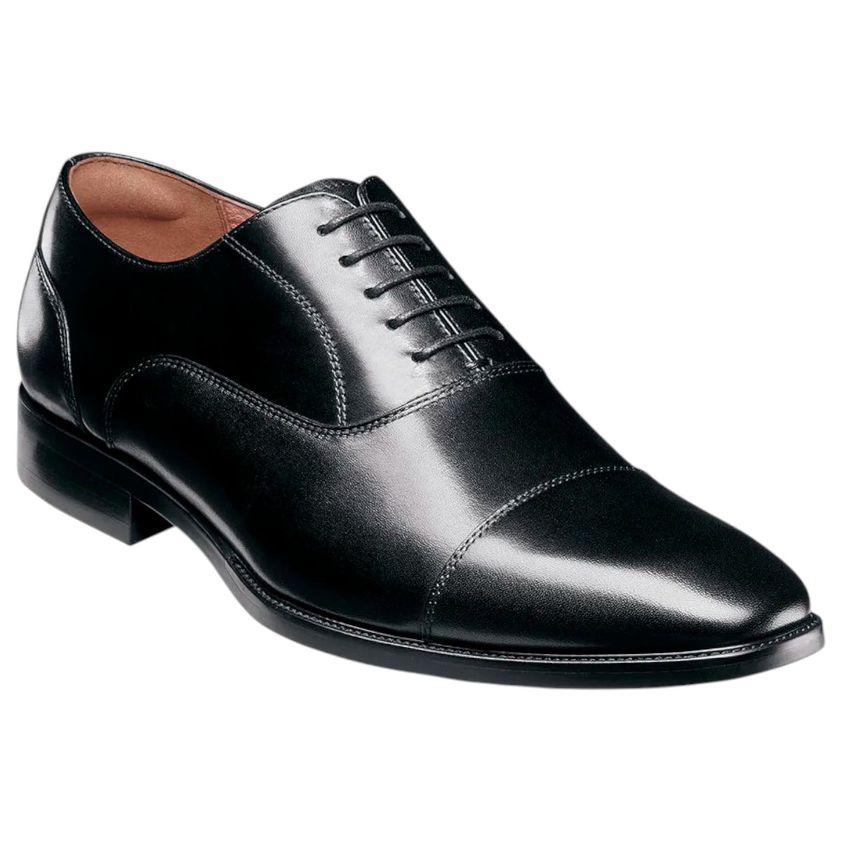 Florsheim Sorrento Lux Cap Toe Balmoral Oxford 14447 001 Black