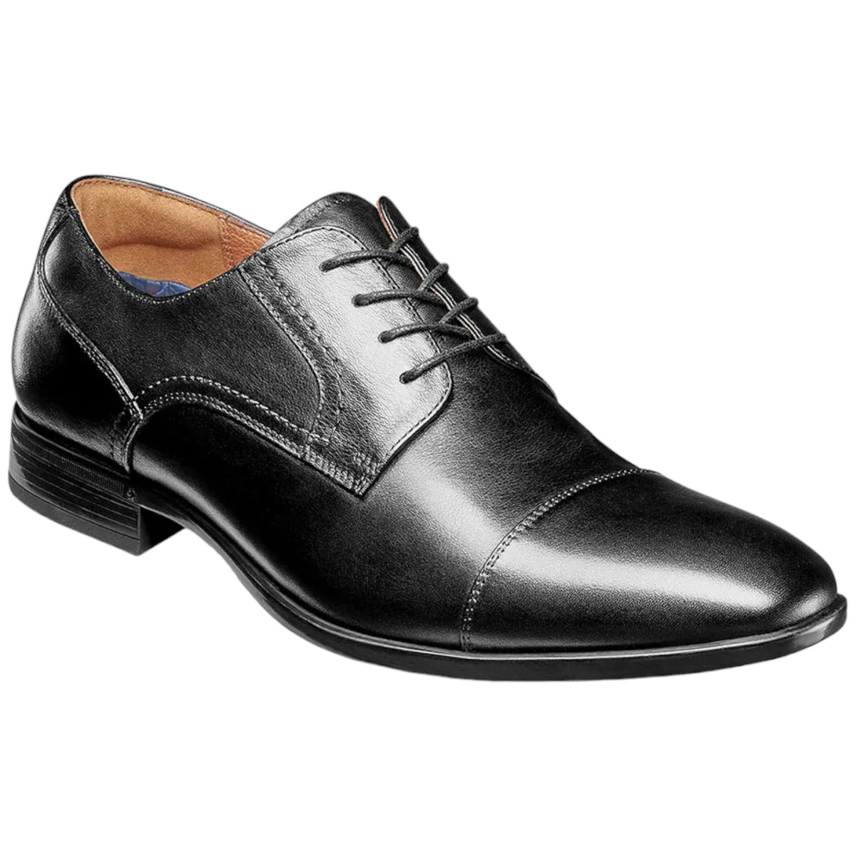 Florsheim ZAFFIRO Cap Toe Oxford-Black 15204-001