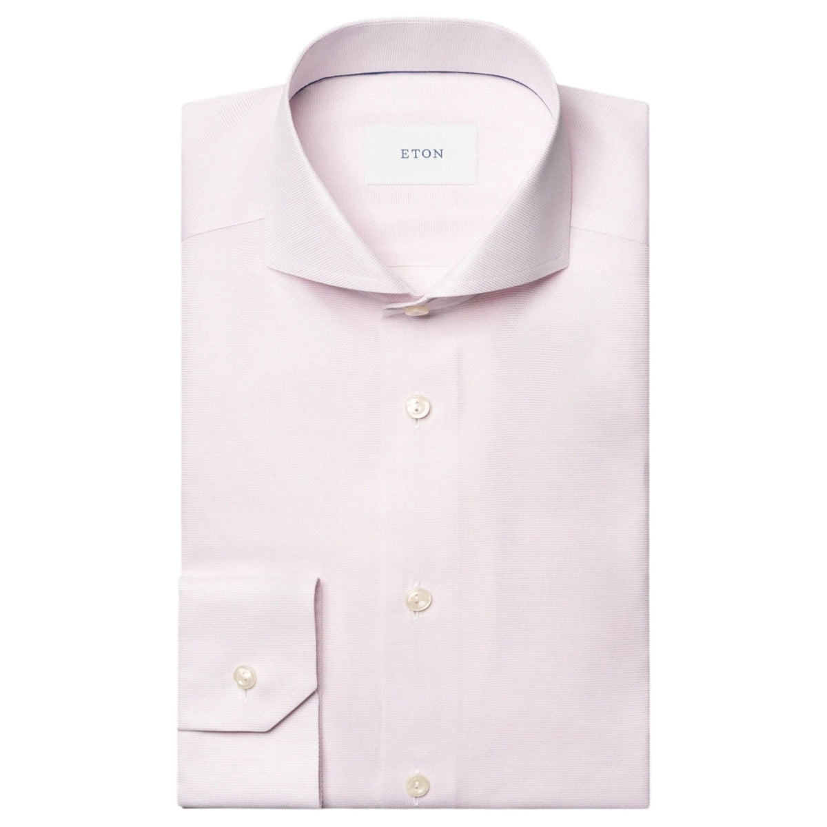 Eton Signature Twill Shirt In Pink Slim & contemporary Fits