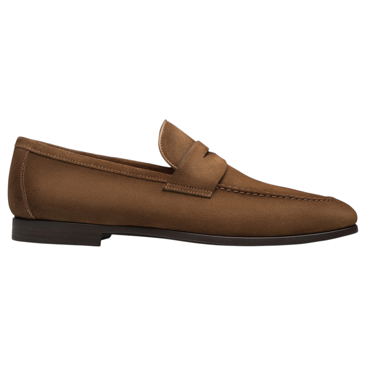 Magnanni Men's Diezma Línea Flex Suede Penny Loafer – Taupe