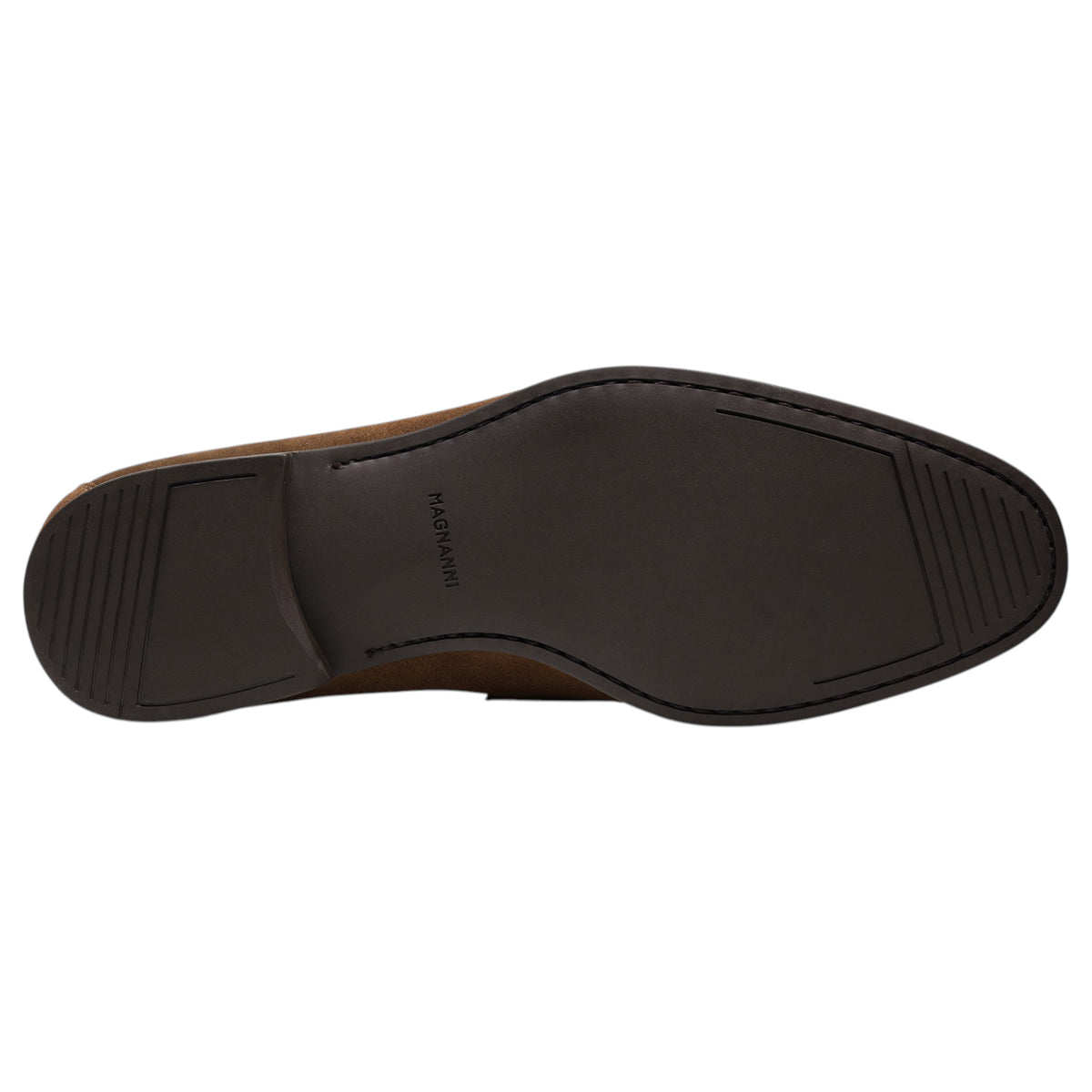 Magnanni Men's Diezma Línea Flex Suede Penny Loafer – Taupe