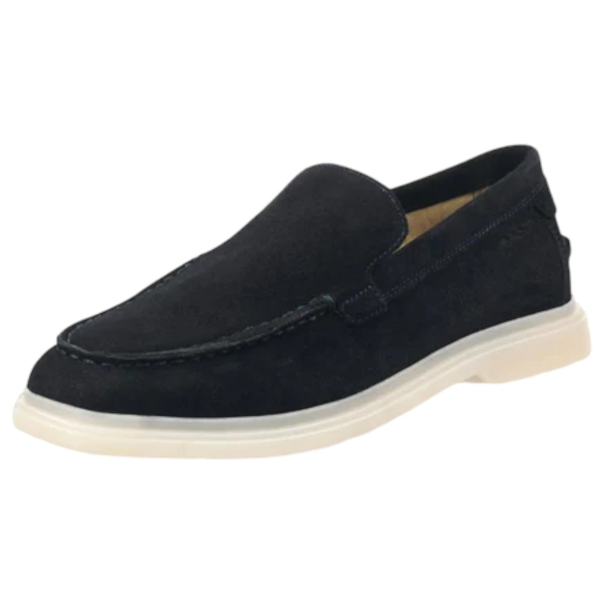 AXNY Boys Suede Shoes In Black SS4101 Black