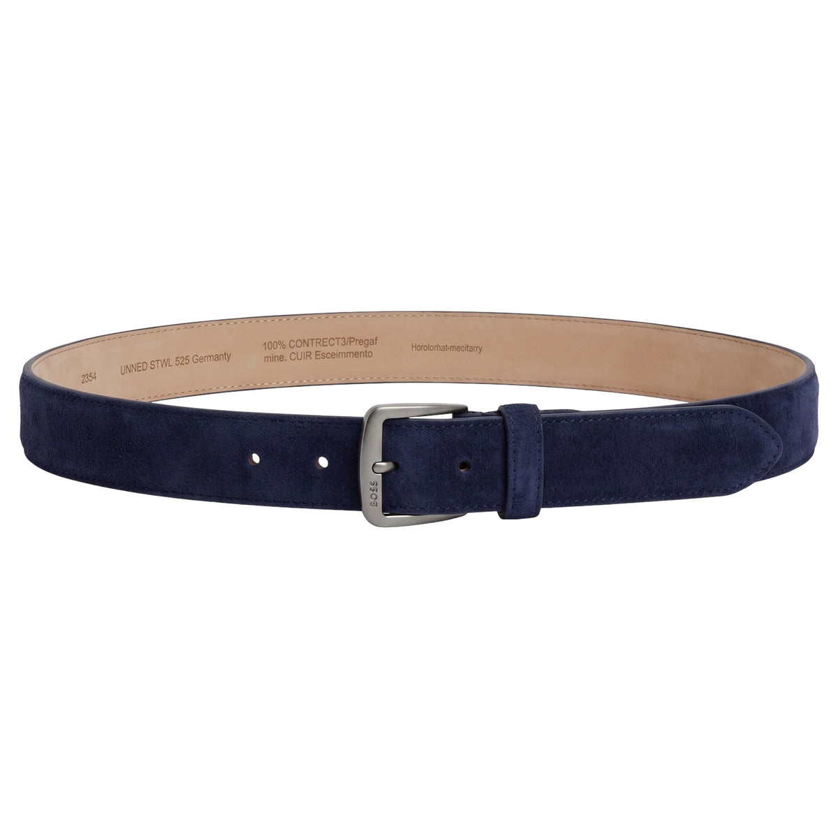 BOSS Men's Business Suede Leather Belt 50568630-401