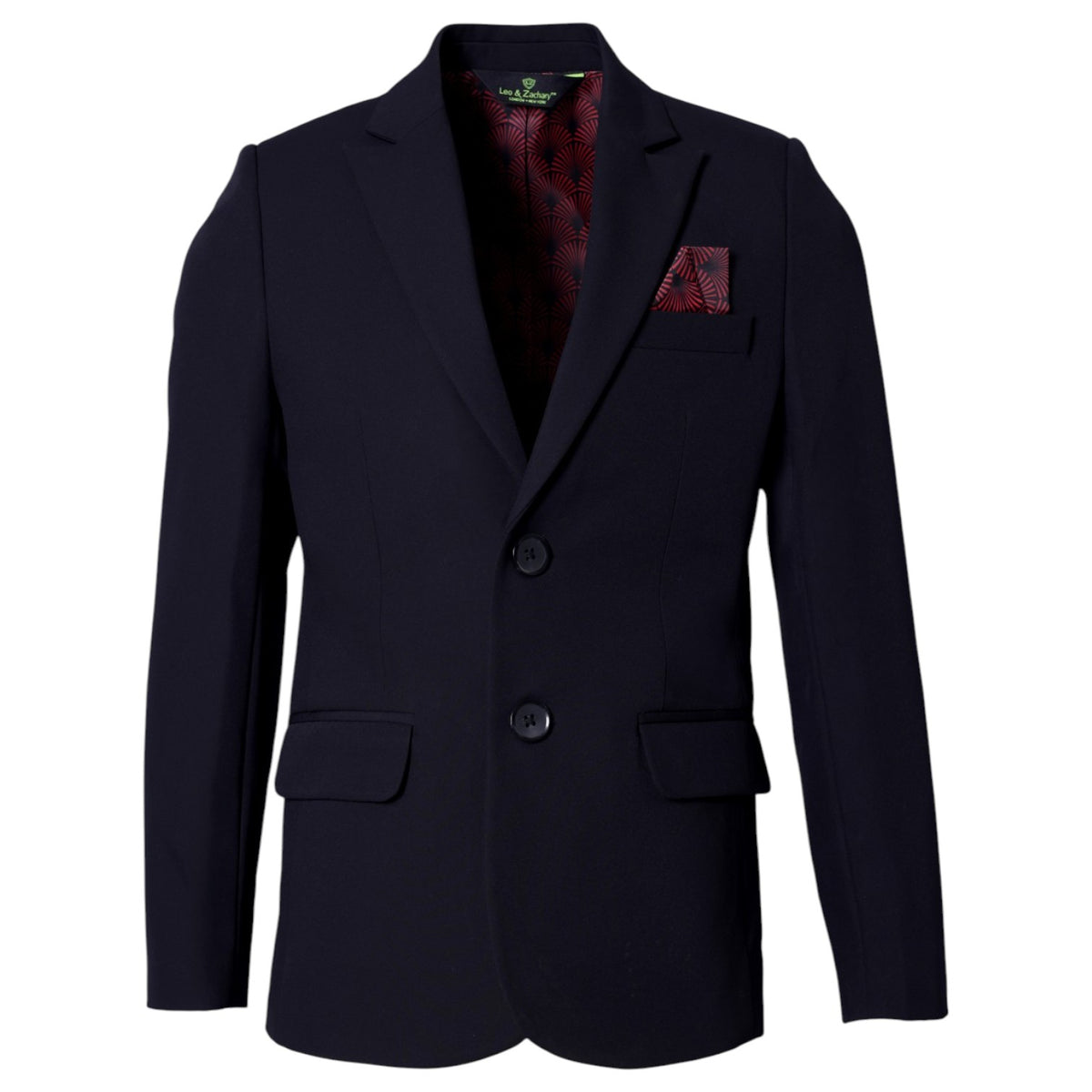 Leo And Zachary Boys Suit BLZf 509 Black