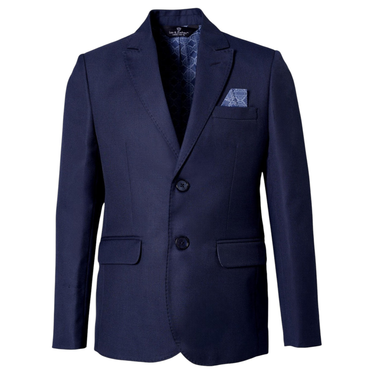 Leo And Zachary Boys Suit BLZ 5008 Navy