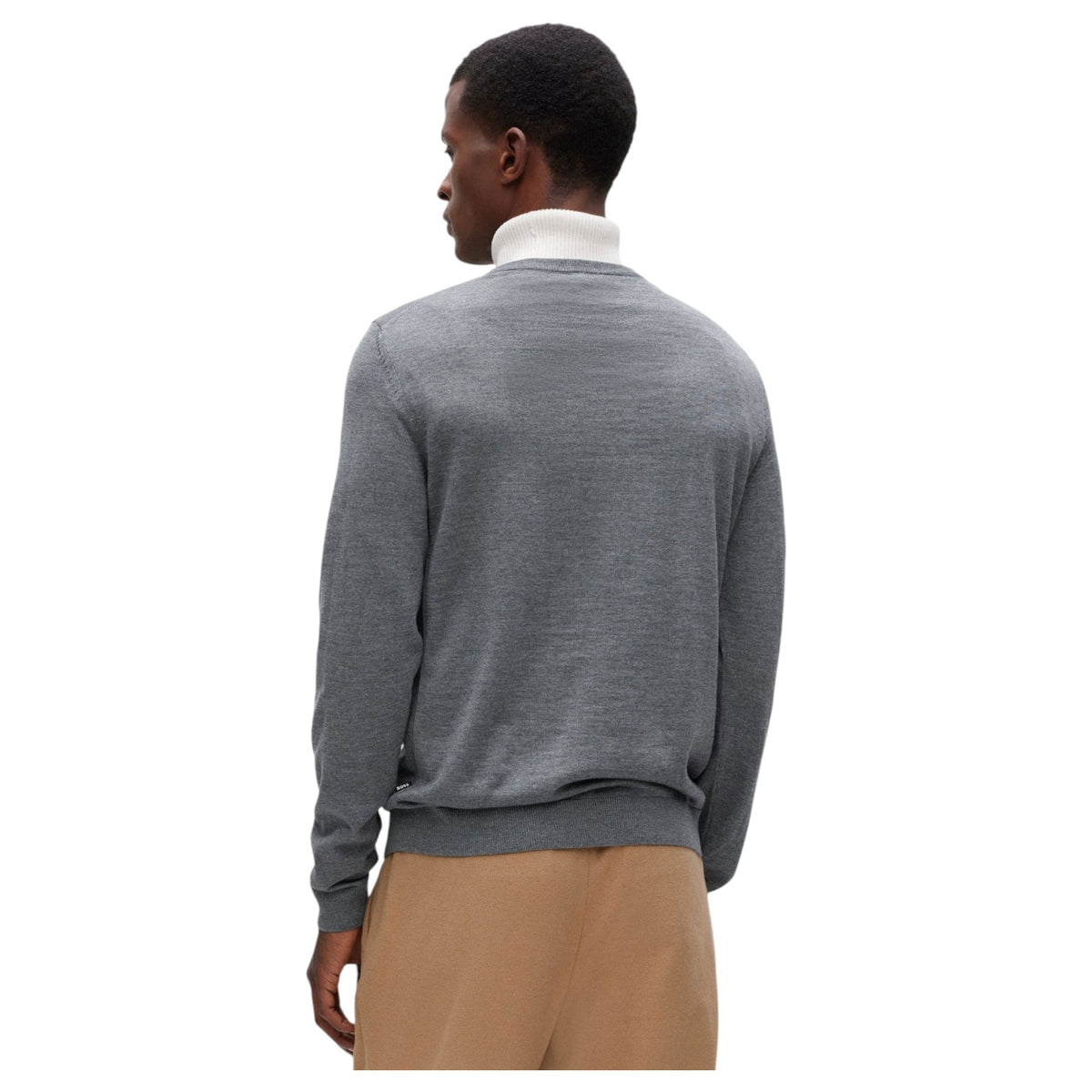 Boss Slim-Fit Sweater In Merino Wool With Crew Neckline 50468239