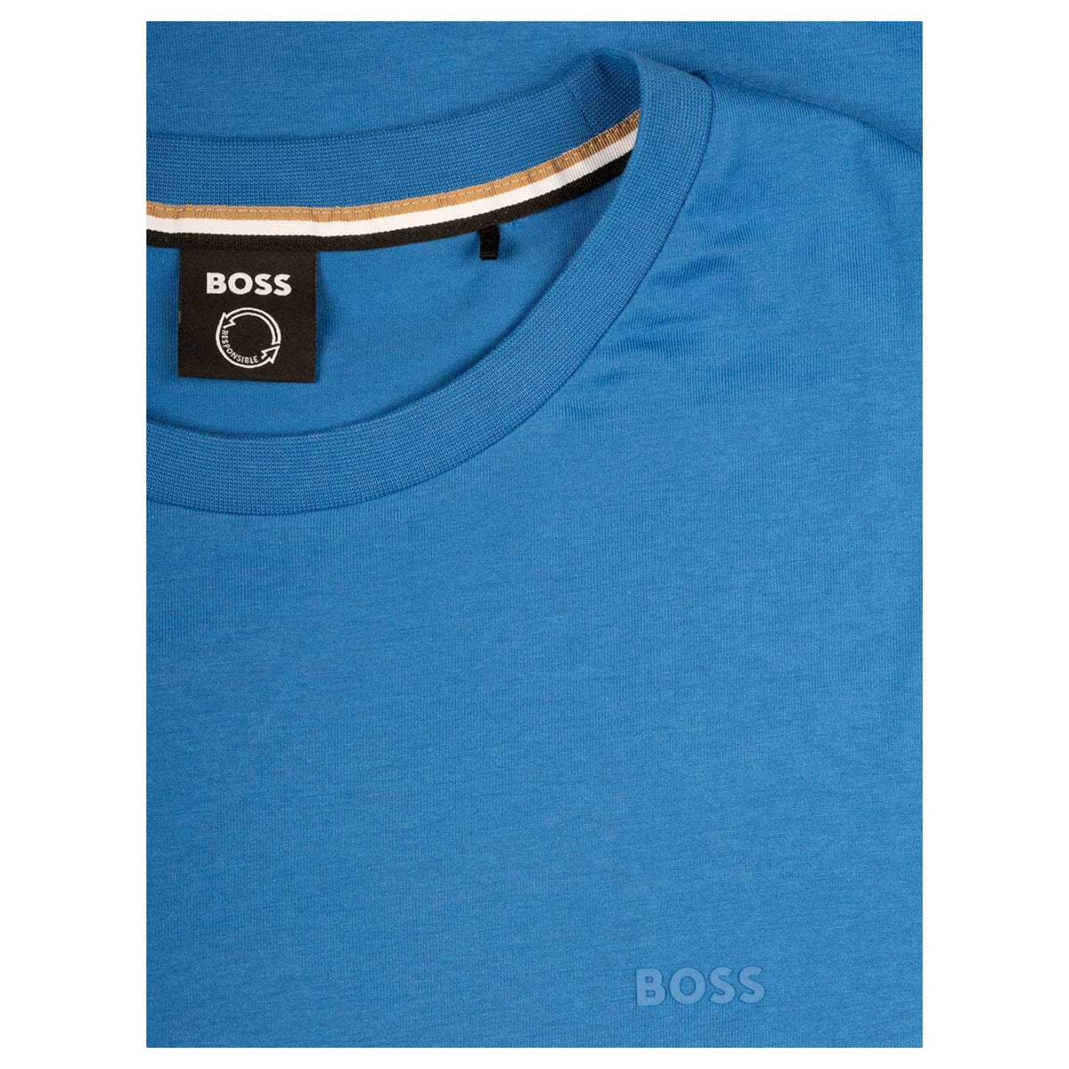 BOSS Cotton-Jersey Regular-Fit Tompson 01 T-Shirt In Open Blue 50468347 479