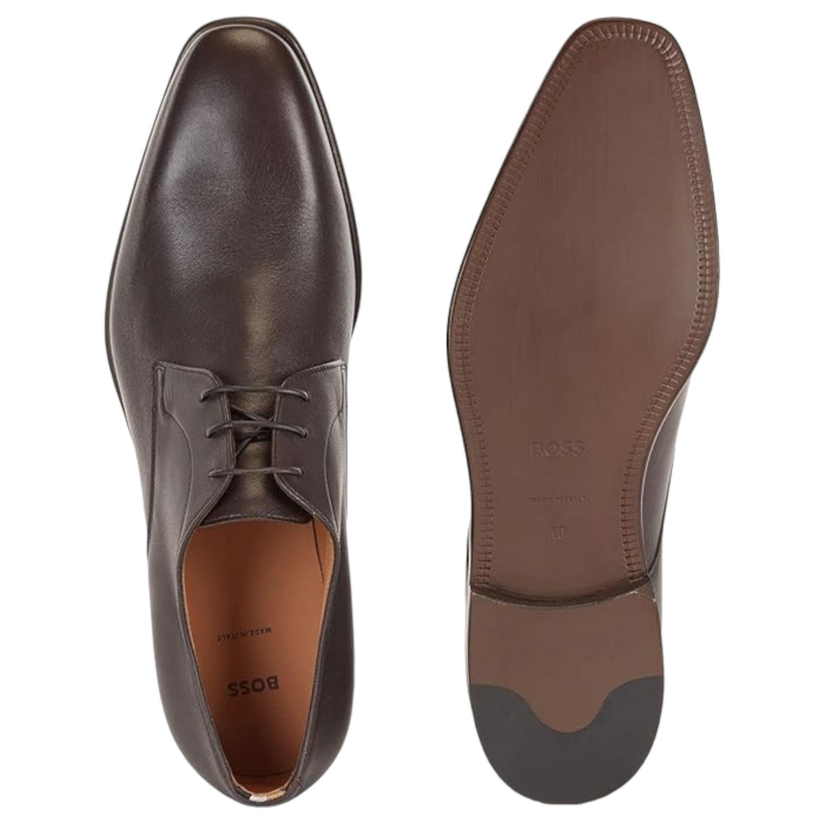 BOSS Men's Modern Derby In Brown 50472844-205