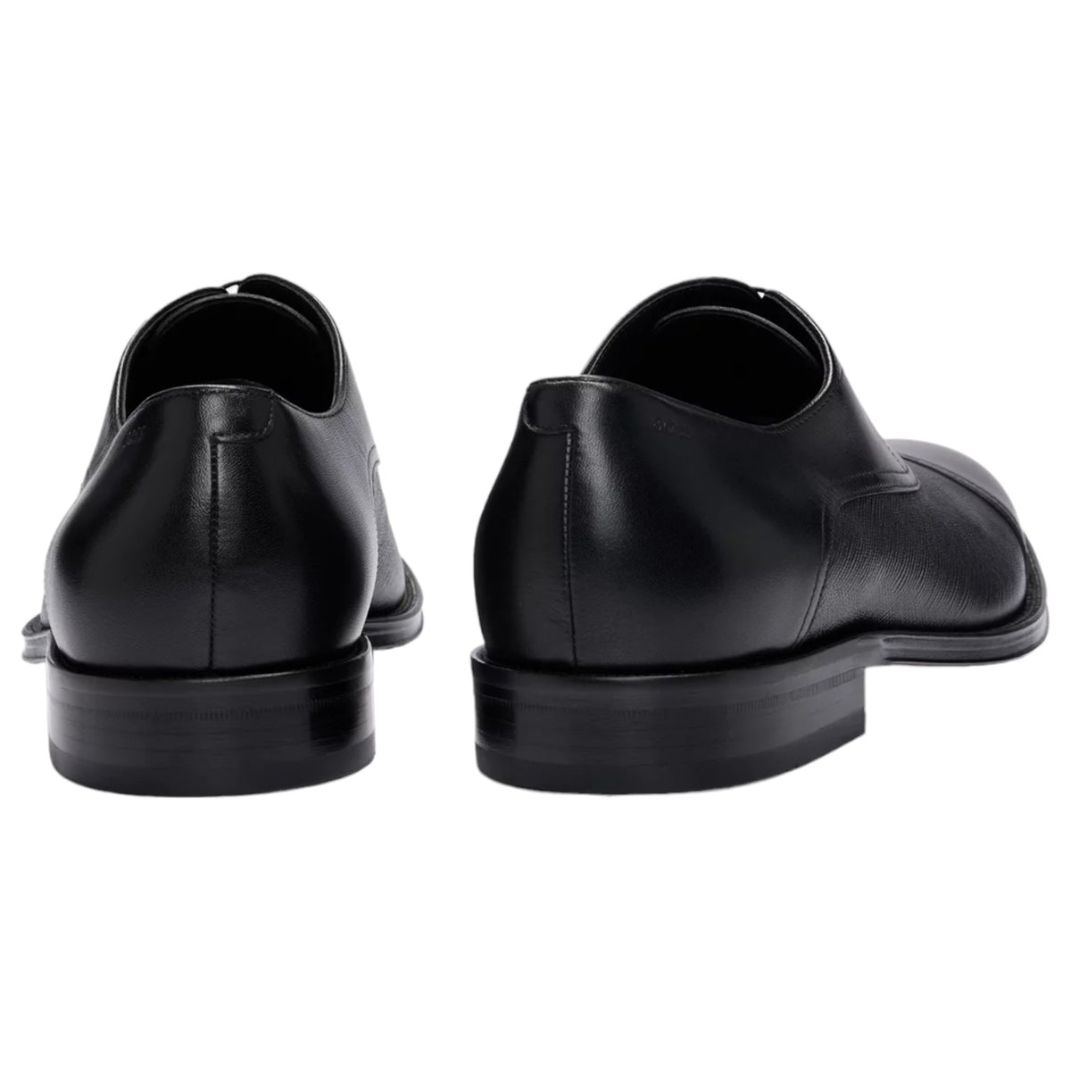 Boss Oxford Shoes In Plain And Saffiano Leather Print 50509295-001