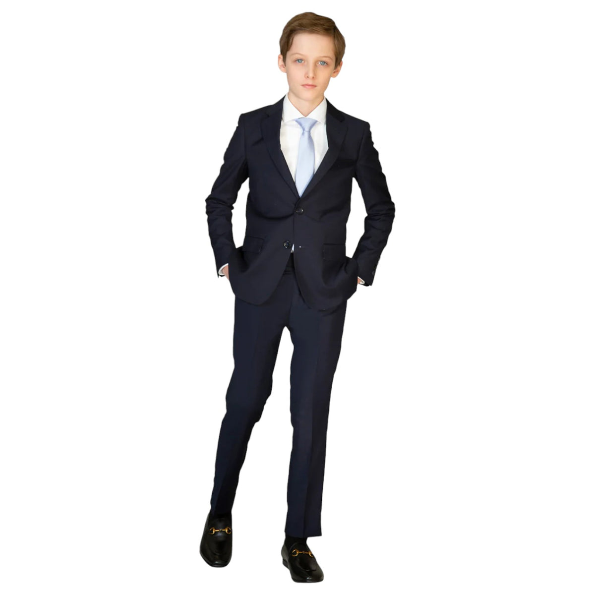 T.O Boys True Navy Suit In Slim/Classic/Husky 29607-37