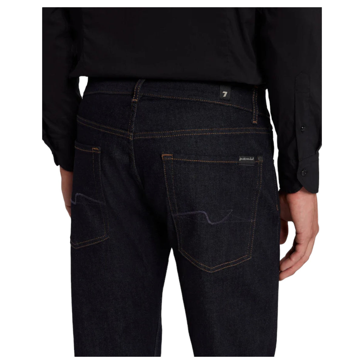 7 For All Mankind Luxe Performance The Striaght Classic Straight 7T400B80 Blue