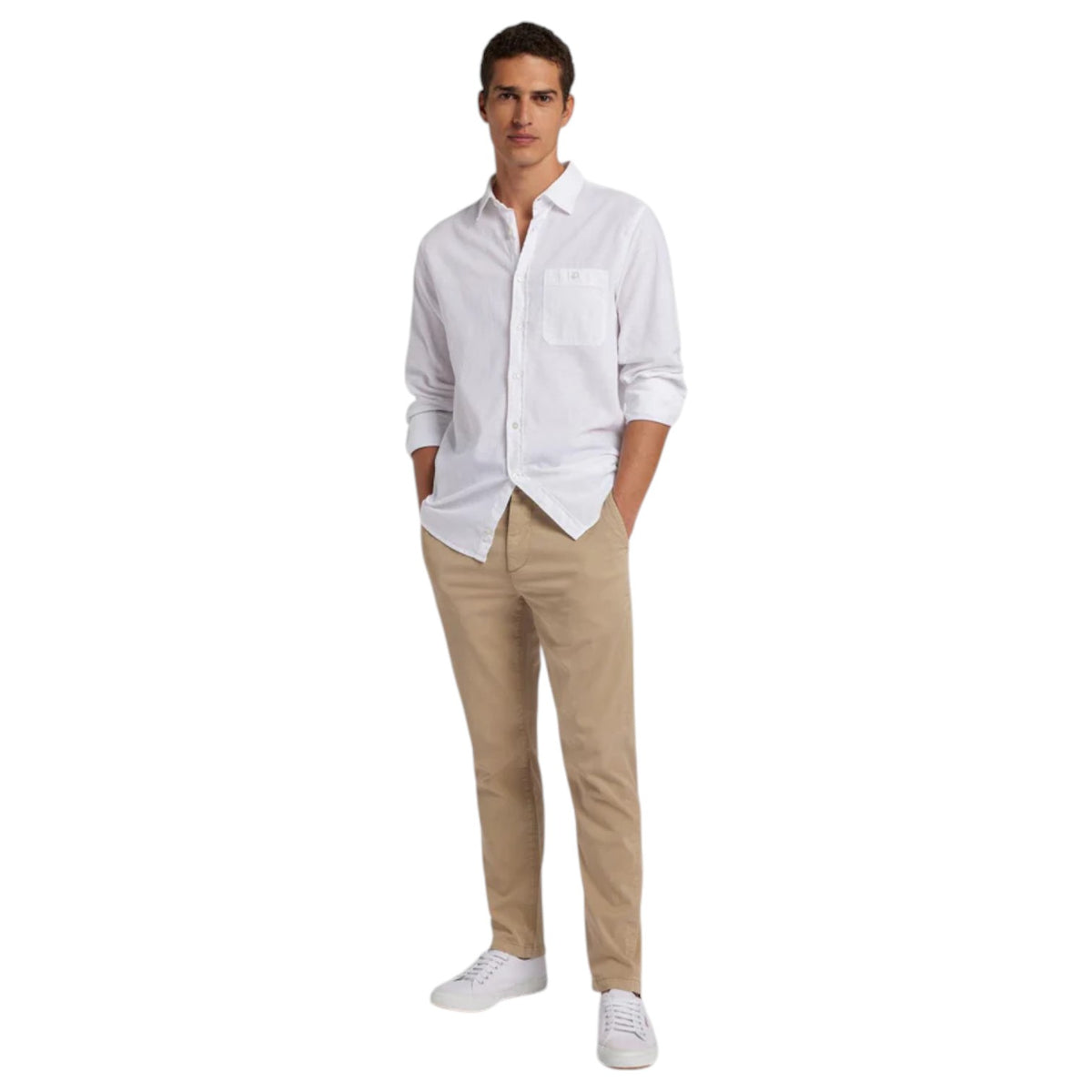 7 For All Mankind Adrien Chino Pants For Men 7T809C23 Beige