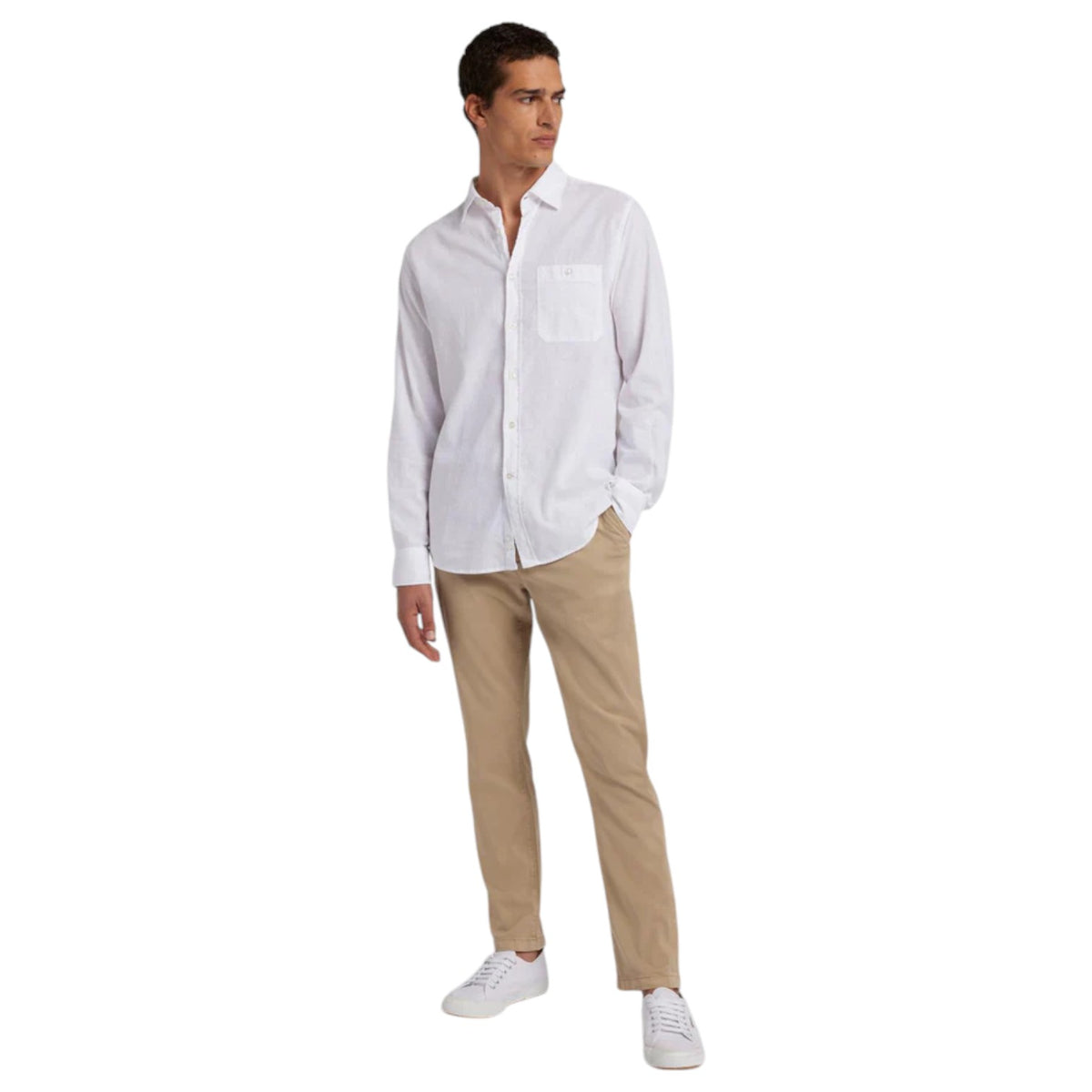 7 For All Mankind Adrien Chino Pants For Men 7T809C23 Beige