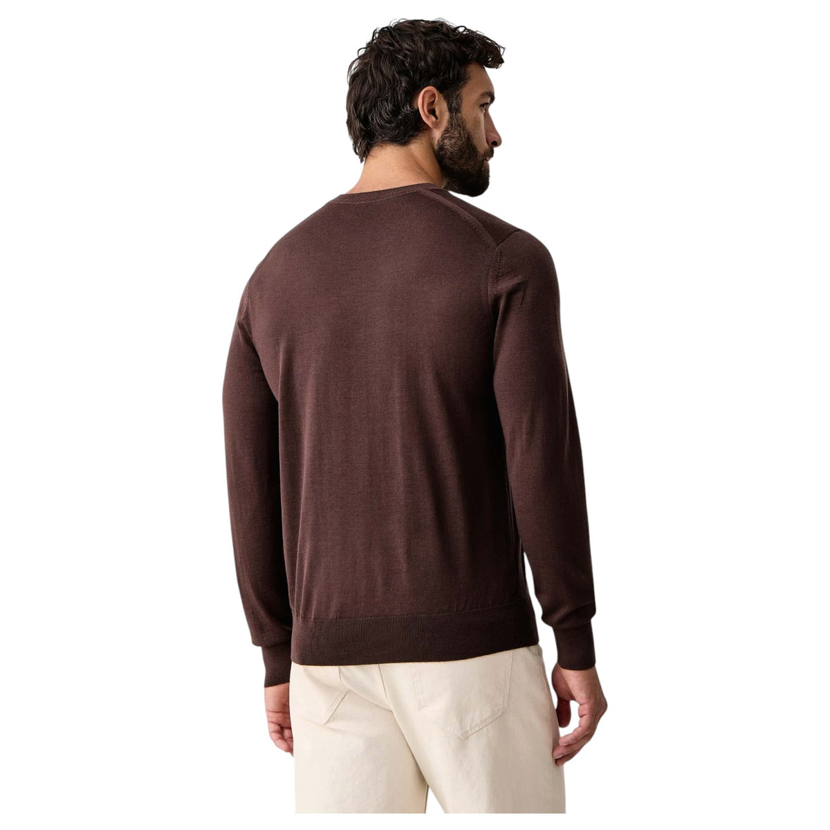 BOSS Regular-Fit Virgin Wool Crew Neck Sweater