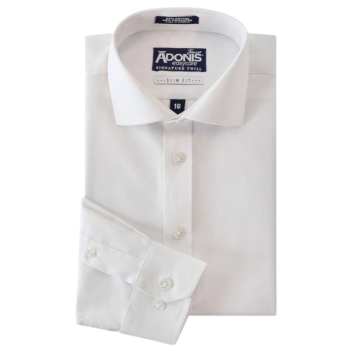 Adonis Boys Slim Fit Easy Care Signature Twill Dress Shirt BPBTS213