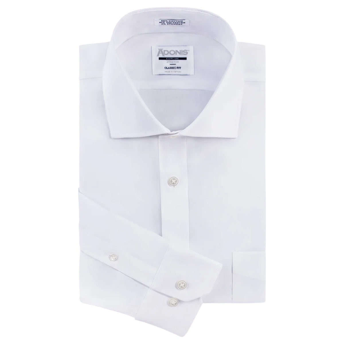 Adonis Boys Slim Fit Easy Care Stretch Twill Dress Shirt BPBTS213S