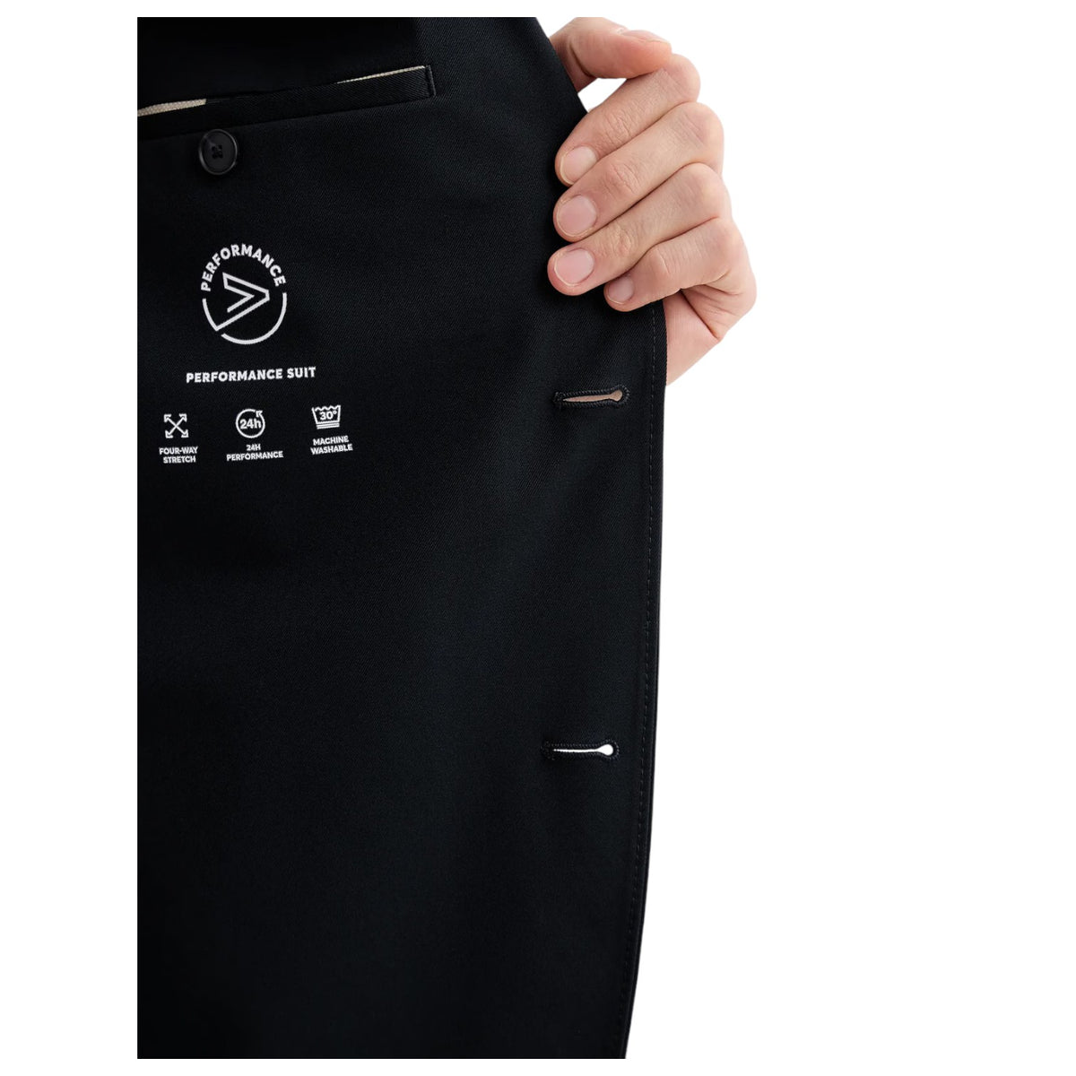 Boss Suit P-Huge 3Pc 4-Way Stretch Performance Fabric 50554433
