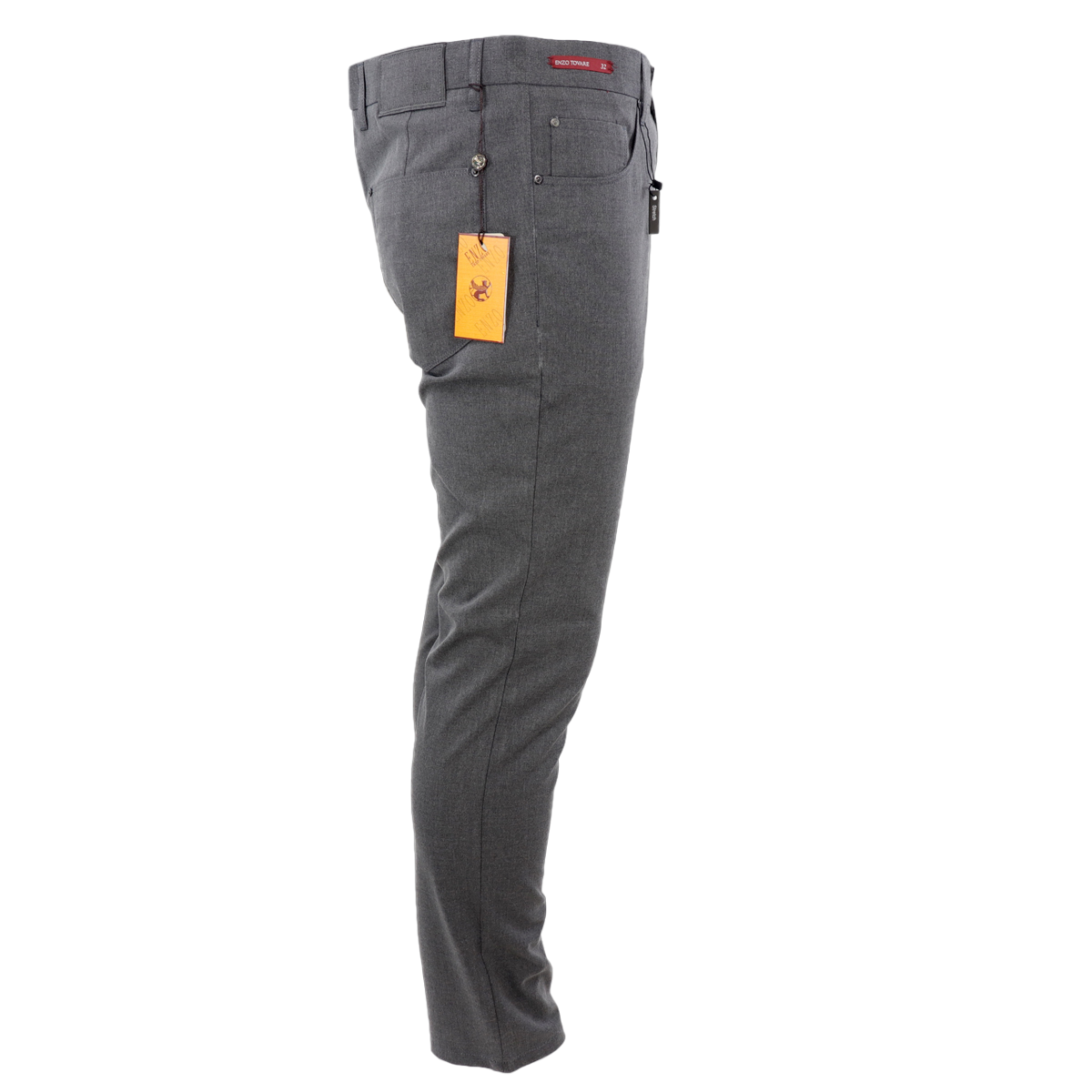 Berlin-2 Gray Tropical Jeans by Enzo Tovare Berlin-2 Charcoal