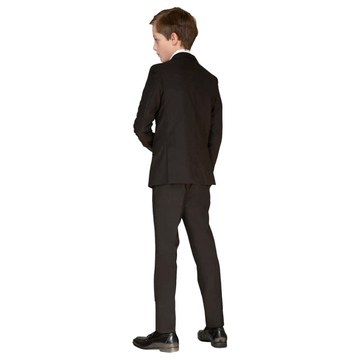 T.O Boys Black Suit Slim/Classic/Husky Fit 3822-36