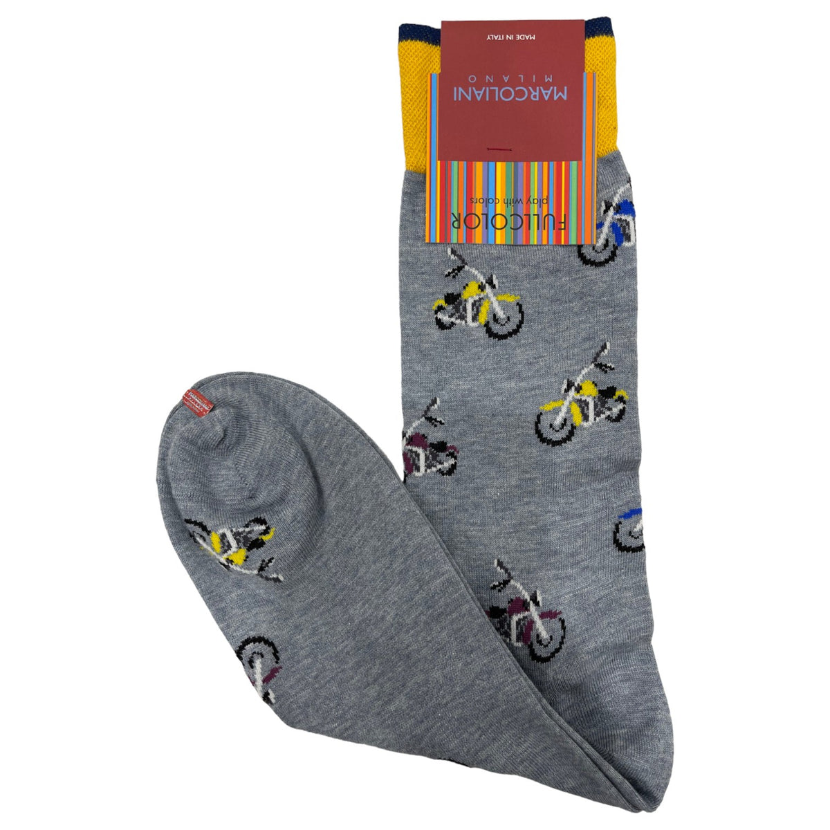 Marcoliani Socks Pima Cotton Easy Ride MAR4743T Light Blue Denim
