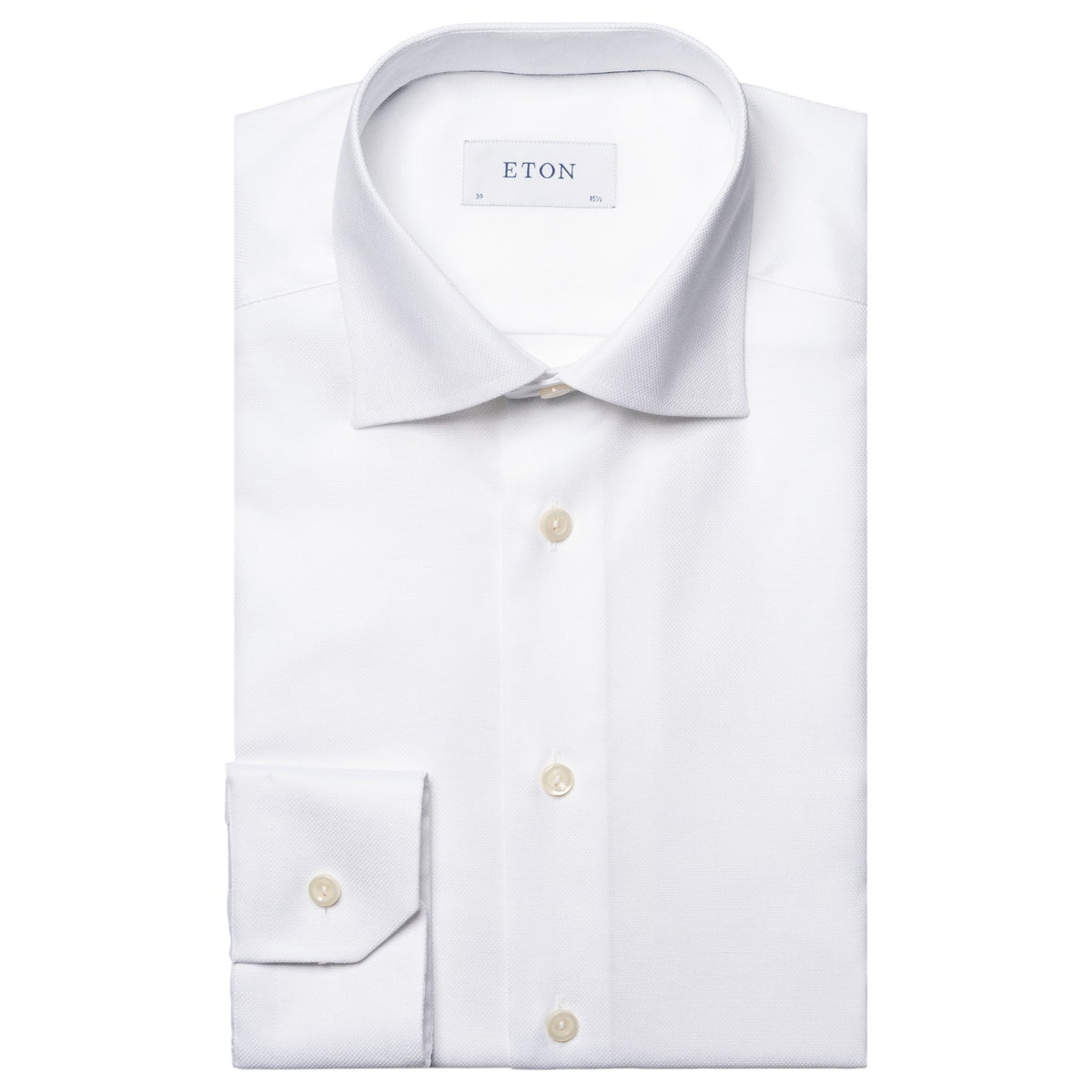 Eton White Royal Dobby Shirt Slim/Contemporary 100010382 01