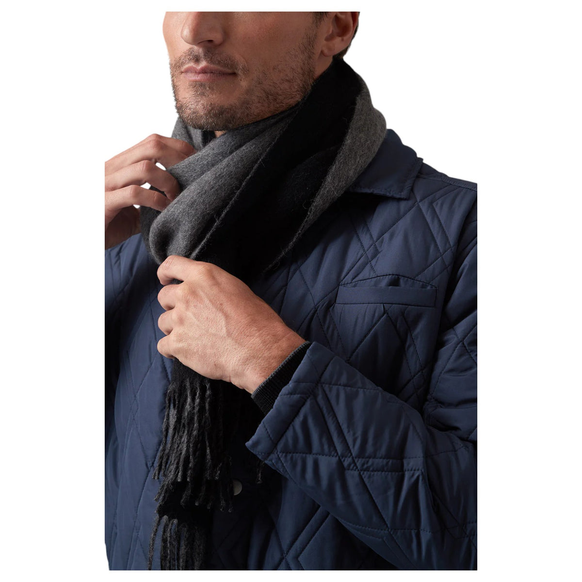 Raffi The Knight Scarf In Black HWD4111S