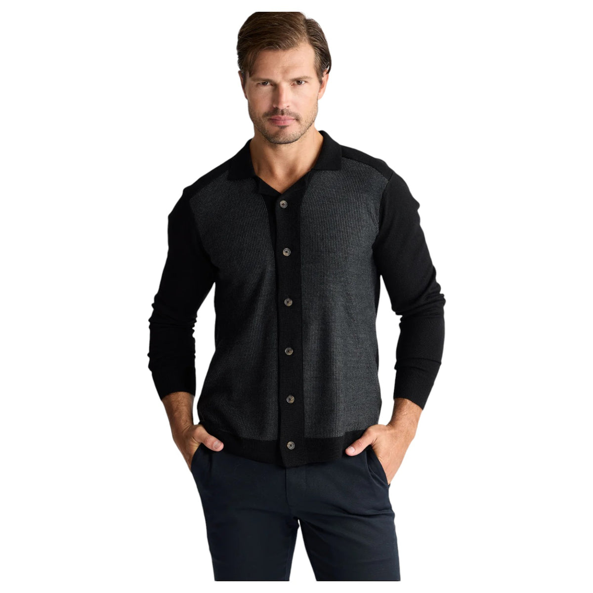 Raffi The Arthur Men's Sweater HWQ12590 Black