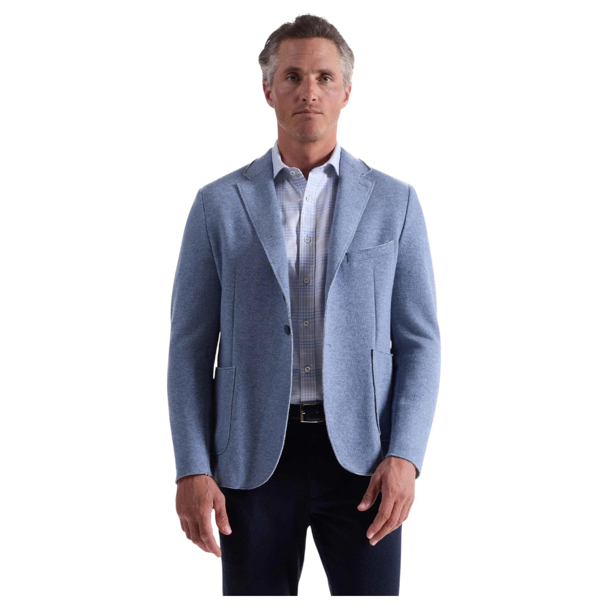 Bugatchi Laser Cut Heather Two-Button Blazer HX7500J10