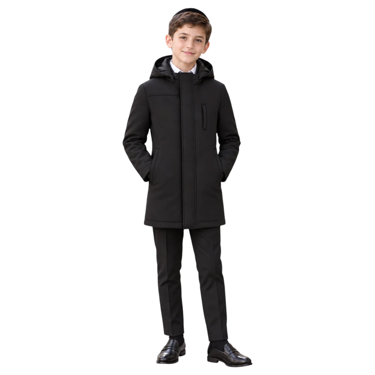 T.O Collection Jackson Boys' Down Puffer Coat Black