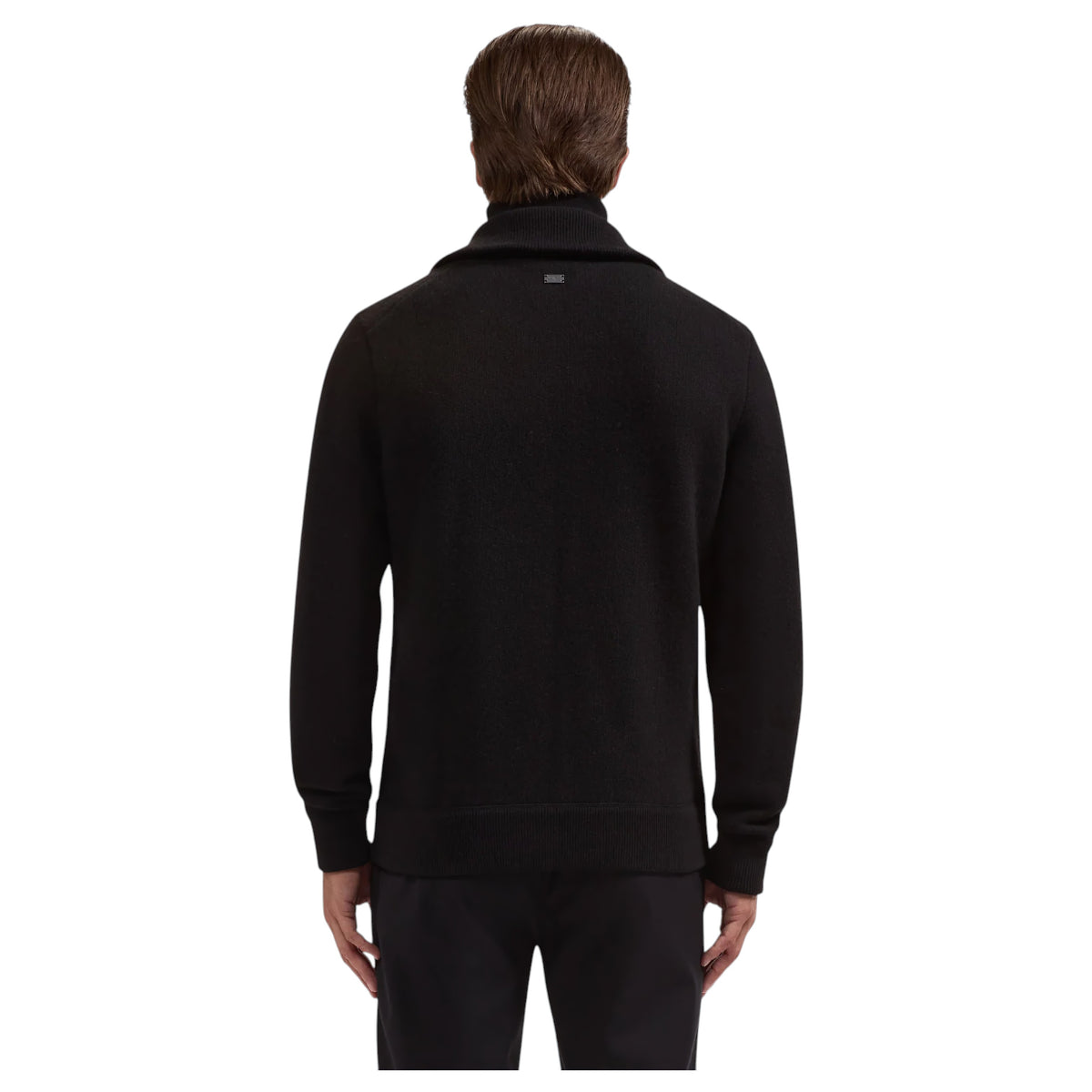BUGATCHI Melange Wool-Blend Full-Zip Sweater KH603FZ1