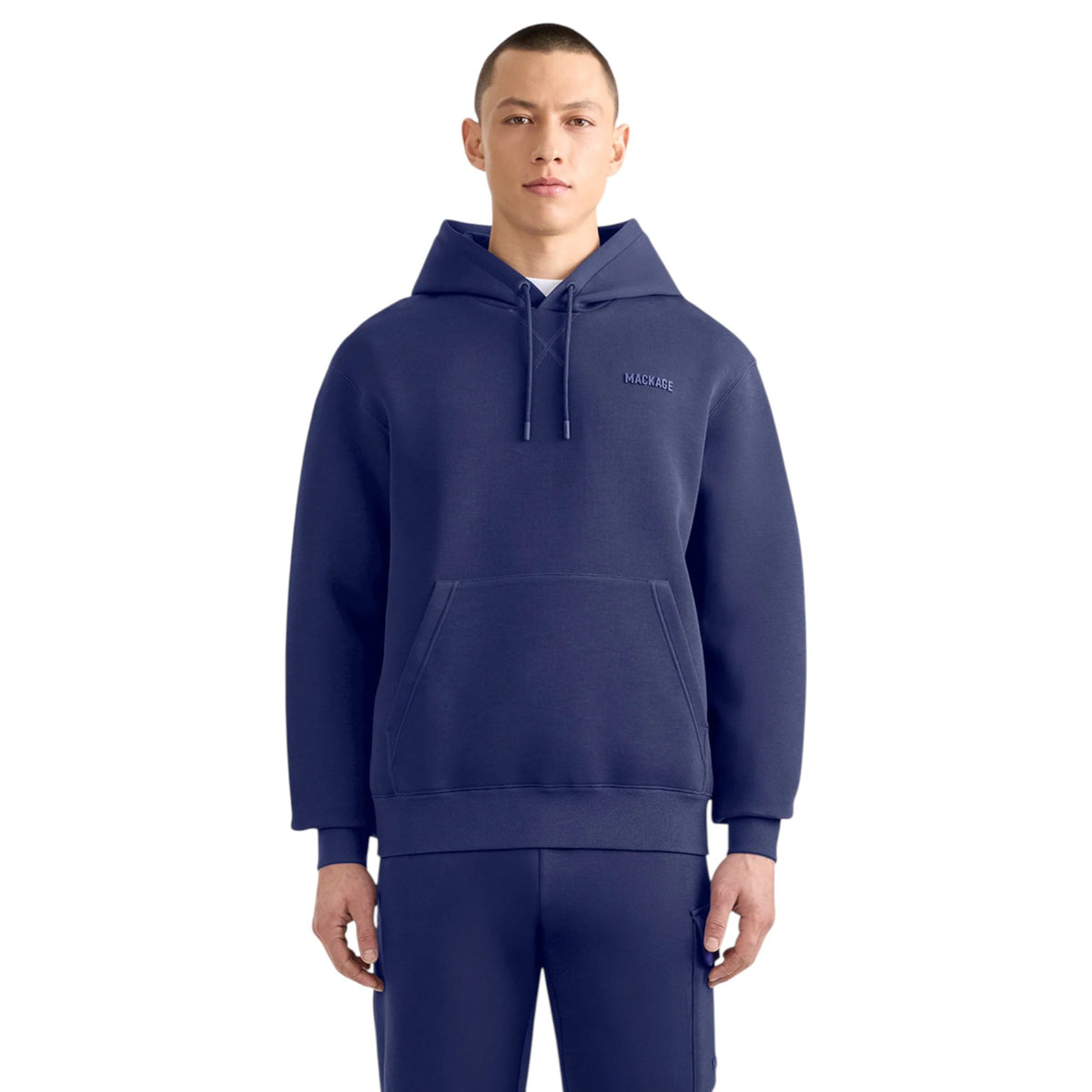 Mackage KOLTON-Z Double-Face Jersey Logo Hoodie