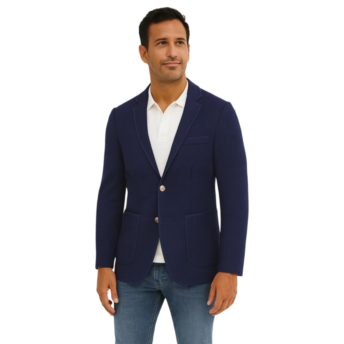 Luchiano Visconti Men's Stretch Blazer IGTJKJ54