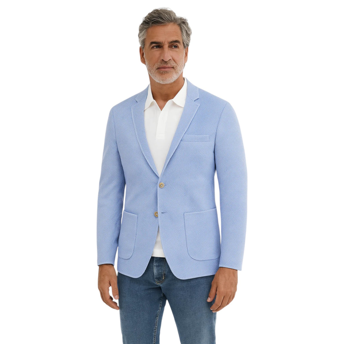 Luchiano Visconti Men's Stretch Blazer IGTJKJ54