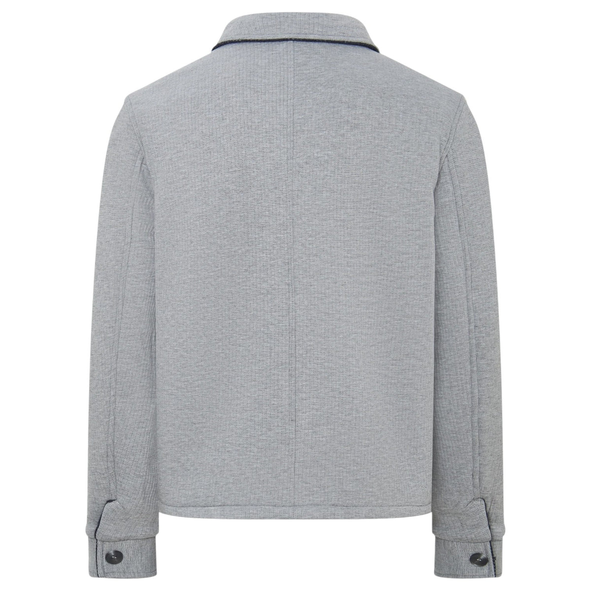 Luchiano Visconti Reversible Jacquard Punto Jacket Grey / Indigo