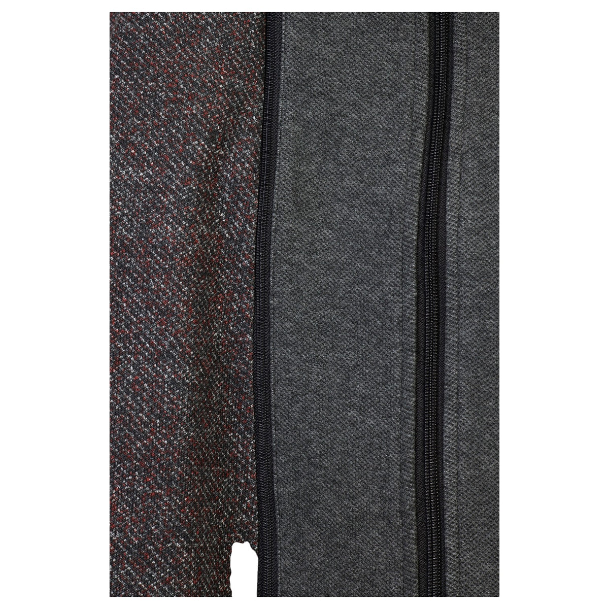 Luchiano Visconti METKVJ55 Double-Faced Melange Pique Sport Coat with Removable Vest