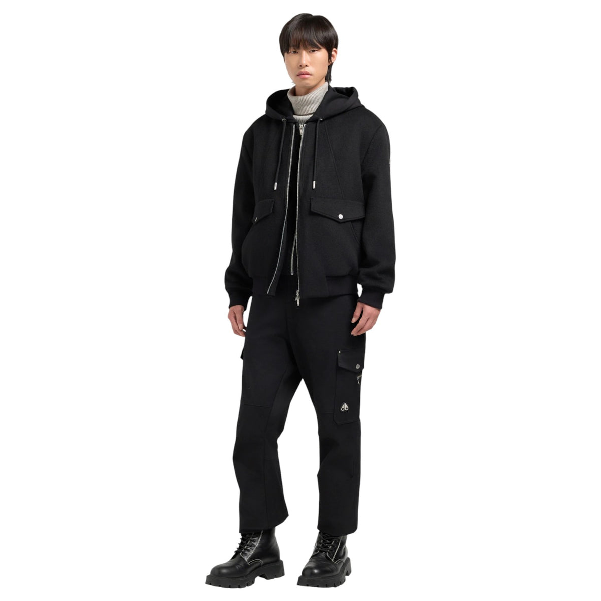 Moose Knuckles Ellington Bomber Jacket Blk/Blk M35MW404-313