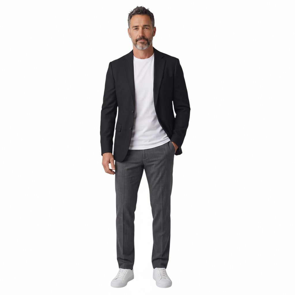 Ballin Men’s Comfort-“EZE” Cashmere Flannel Trouser – M77539248