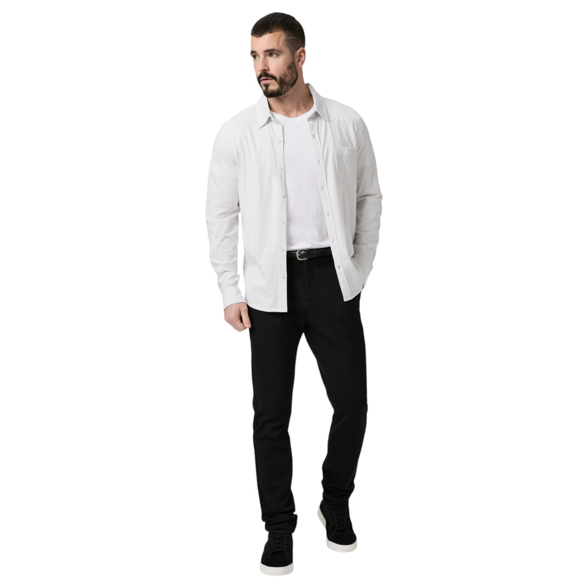 PAIGE Stafford Trouser In Black M807374-W1086