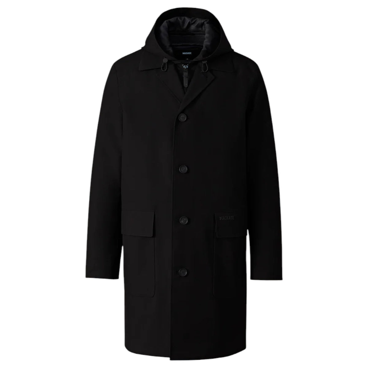 Mackage Mathias 3-in-1 Balmacaan Coat with Removable Down Liner