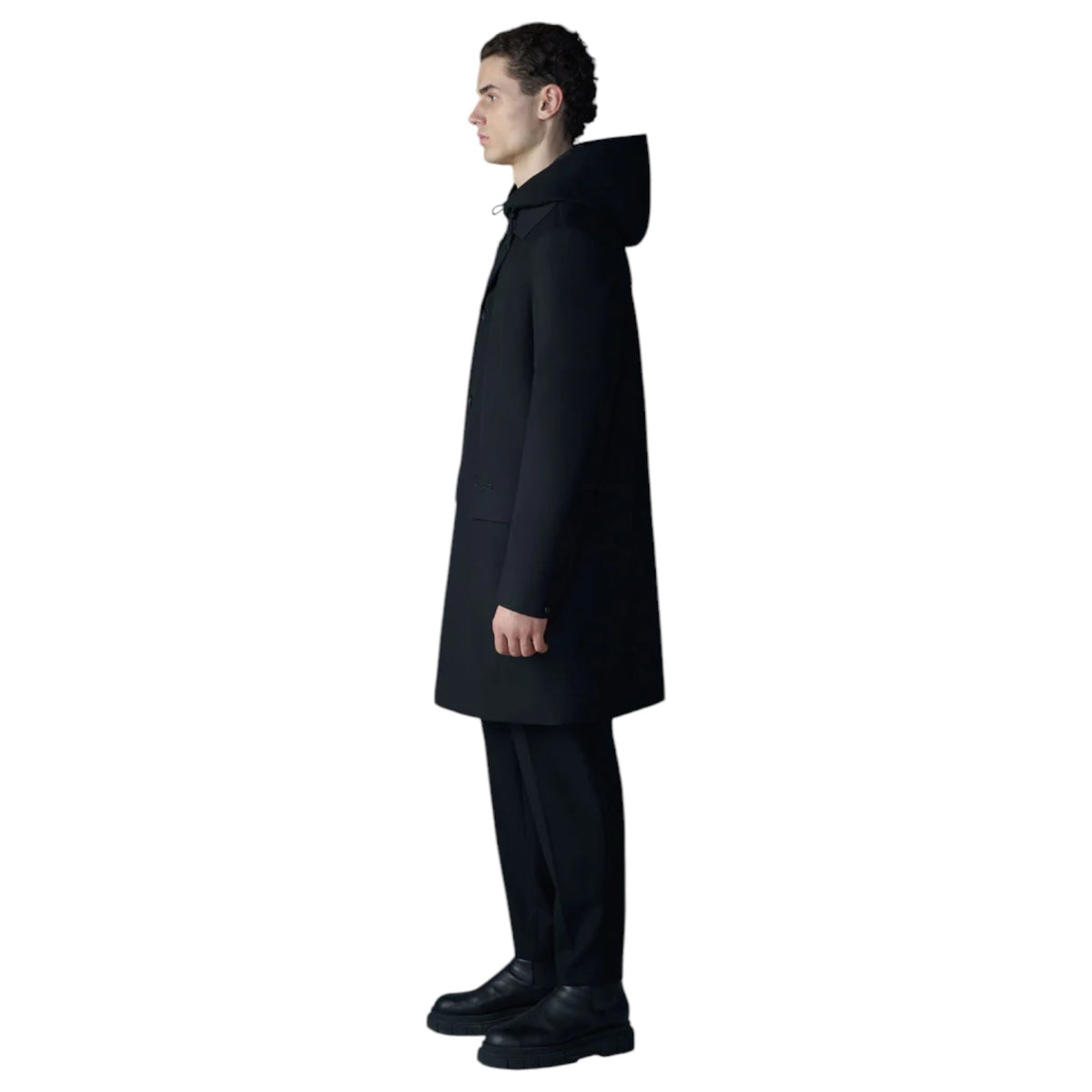 Mackage Mathias 3-in-1 Balmacaan Coat with Removable Down Liner